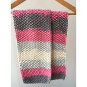 Mora Knit%49 Yün Özel İplik Unisex El Örgüsü Atkı