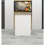 Morepp Erva Karşılama Bankosu ,110 cm ,ofis,kasa,resepsiyon Masası| Beyaz-Beyaz - 110*84