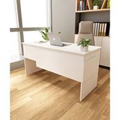 Morepp Karen 60x144 Çalışma Masası Ofis Masası Bilgisayar Masası | Beyaz-Beyaz Çok Renkli