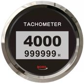 Mors 4000rpm Siyah Dijital Devir Göstergesi