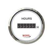 Mors Beyaz Dijital Motor 12-24V Zaman Saati