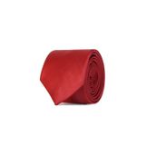 MORVEN Erkek Bordo Basic Düz Kravat