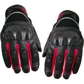 Motari Adventure Motosiklet Eldiveni | CE EN 13594 Yasaya Uygun | TPU Eklem Koruma | Nefes Alabilir | Dokunmatik | Yerli Üretim - 2XL - Kırmızı