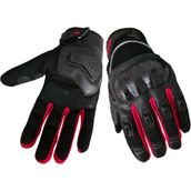 Motari Adventure Motosiklet Eldiveni | CE EN 13594 Yasaya Uygun | TPU Eklem Koruma | Nefes Alabilir | Dokunmatik | Yerli Üretim - Kırmızı