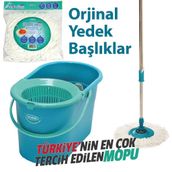 Motek 4 Başlıklı Fixmop Mıkrofiber Temizlik Seti