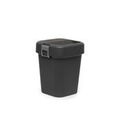 Motek 8 lt Comfort Dust Bin Siyah Çöp Kovası