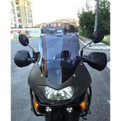 Motocam Honda Transalp XL 650 Siperlik 2000-2008 Model 54 cm Füme Renkli 4 mm Ön Cam