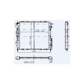 Motor Radyatoru Clıo 1,7 / 1,8 Mekanık Klımalı (430x400x21,5) / (2 Sıra Pa Sıstem) Baccara