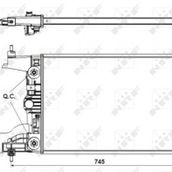 MOTOR SU RADYATORU A.T ASTRA J 10>19 A16XER - B16XER CRUZE (J300) CRUZE (J305) F16D 580×398×16 NRF-53153