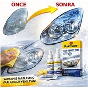 Motorx Profesyonel Far Temizleme ve Parlatma Seti Sararmış ve Kirlenmiş Farlarda Anında Etki - . - Siyah