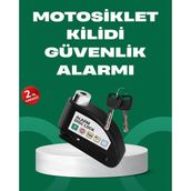 Motosik Scooter Bisik Tekerlek Disk Kilidi Alarmlı Güvenlik