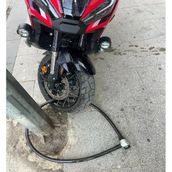 Motosiklet Kilidi 25MM Güçlendirilmiş Halat Kilit 2 Metre