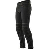 Motosiklet Pantolonu Likralı Esnek Kumaş Korumalı Kevlar Kot Motor Pantolon Jean Siyah - 2XL