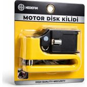 Motosiklet ve Scooter Disk Kilidi - Sarı