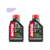 Motul 5100 10W-40 Motorsiklet Yağı 2 x 1 L