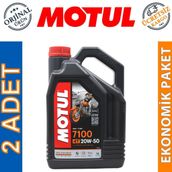 Motul 7100 4t 20w-50 4 Lt 4 Zamanlı 2'li Motosiklet Motor Yağı