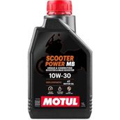 Motul Scooter Power 10W-30 4 Zamanlı Scooter Yağı (Jaso MB - Yakıt Tasarruflu) - 1LT