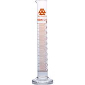 Mr. Crowley 100 ml Cam Mezür Taksimatlı Ölçü Şeffaf Renk Laboratuvar Kullanımına Uygun