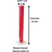 Mr. Crowley Plastik Mezür 1000 ml Taksimatlı Ölçü Laboratuvara Uygun - 1000ml