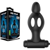 Mr.play 10 Titreşimli Süper Kalite Silikon Anal Vibratör Anal Tıkaç Mastürbatör