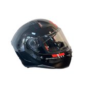 MT Revenge 2 Solid A1 Gloss Full Face Siyah Motosiklet Kaskı