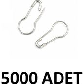 MTKardeşler 5000 Adet Armut Çengelli Iğne 2 cm Ampul Tip Çengelli Iğne - Gümüş