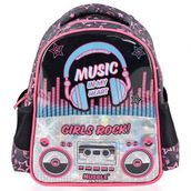 Muggle MU-7143 / STD Siyah Music Okul Çantası