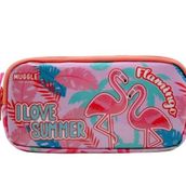 Muggle MU-7273 Flamingo Rose Kalem Çantası