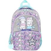Muggle MU-9063 3 Bölmeli Sweet Cats Okul Sırt Çantası