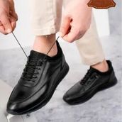 Muggo Fire Erkek Günlük Klasik Hakiki Deri Casual Ortopedik Ayakkabı