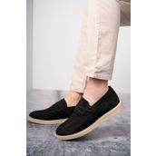 Muggo Jones Siyah Süet Hakiki Deri Casual Erkek Günlük Ayakkabı