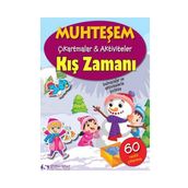 Muhteşem Çıkartmalar ve Aktiviteler - Kış Zamanı - Parıltı Yayınları