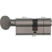 Mul-T-Lock MTL 300 69 mm Tuzaklı Kapı Kilidi Bilyalı Barel