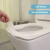 Mulpex Hijyenik Klozet Kapak Örtüsü 2 Pkt. : (%100 Selüloz)
