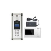 Multitek 14 Daire MB-10 Şifreli Panelli MB-41 4.3 inç Beyaz Görüntülü Diafon Paketi