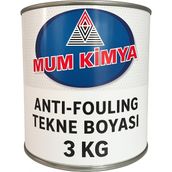 Mum Kimya Antifouling Zehirli Tekne Boyası - 3 Kg - Koyu Kırmızı