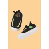 Mumenim Fire Erkek Bebek&çocuk Esnek Kaymaz Ortopedik Taban Siyah Ilk Adım Ayakkabısı/sneaker