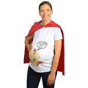 Mummy's Baby Mommy Fat Beyaz Hamile Tişört