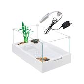Muratech Sobo Cam Kaplumbağa Bahçesi Filtre-Lambalı 60X35X25 - Şeffaf
