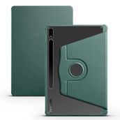 Musal Galaxy Tab S8 Plus SM-X800 Termik Kalem Bölmeli Dönebilen Standlı Koyu Yeşil Kılıf
