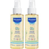 Mustela Baby Oil Masaj Yağı 100 ml 2 Adet Şeffaf Özellikli Doğal İçeriklerle Bebeğiniz İçin Güvenli