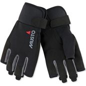 Musto Essential Kısa Parmak Yelken Eldiveni Siyah Nefes Alabilen Kumaş 2XL Erkek Kullanımı İçin