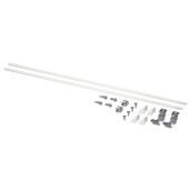Mutfak adası montaj kiti, beyaz, 60 cm