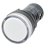 Mutlusan Beyaz 220v 22 mm Ledli Sinyal Lambası