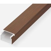 Mutlusan Ceviz Yapışkanlı 12x12 mm 2 mt Kablo Kanalı