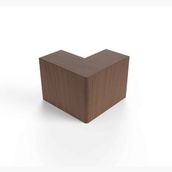 Mutlusan Dış Köşe Ceviz 40x25 mm Kablo Toparlayıcı
