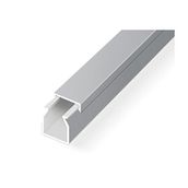 Mutlusan Kablo Kanalı 16X16 Metalik Gri Yapışkanlı 2 Metre (10 Lu Paket)