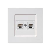 Mutlusan Rita Füme İkili Usb Topraklı Priz