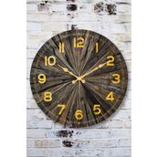 Muyika MYK1113 Oscurita Antica Oval Ön Kısım Eskitme 36 cm Duvar Saati