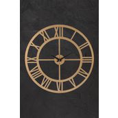Muyika MYK1230 Romental Metal Eskitme 50x50 cm Duvar Saati
